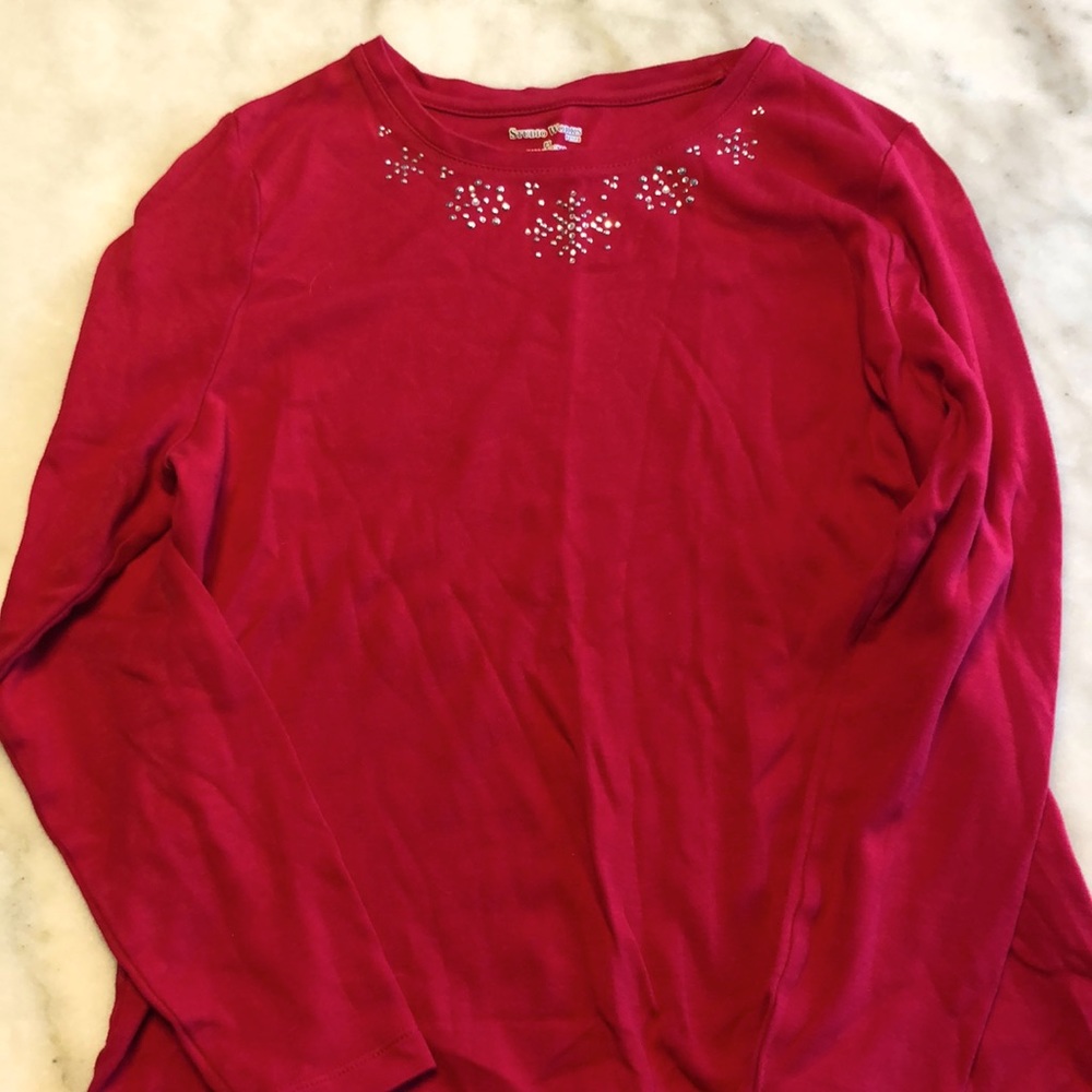 Long sleeve red shirt!